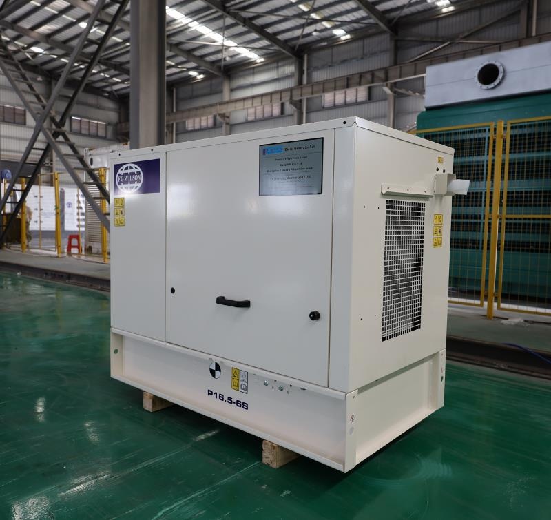 Reliable industrial power generator set in operation